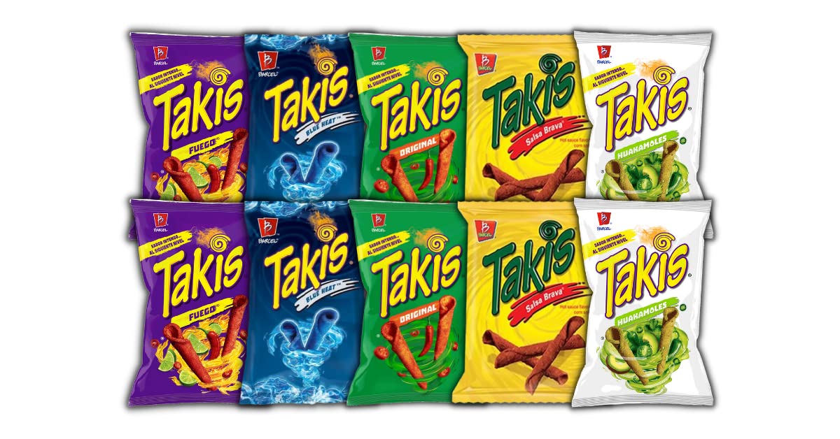 Buy Barcel Takis Chips Variety Flavor Pack (Takis Mexico Imported