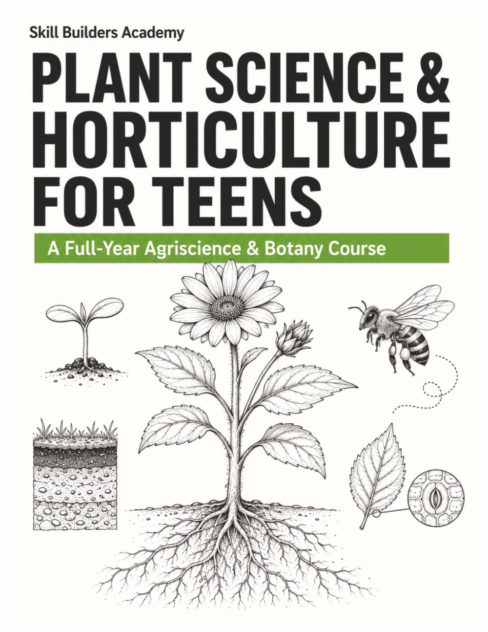 Plant Science & Horticulture for Teens: A Full-Year Agriscience & Botany Course — Hands-On Lessons, Projects & Green Careers in Growing, Soil & Sustainability (CTE Workbook, Grades 7–12)