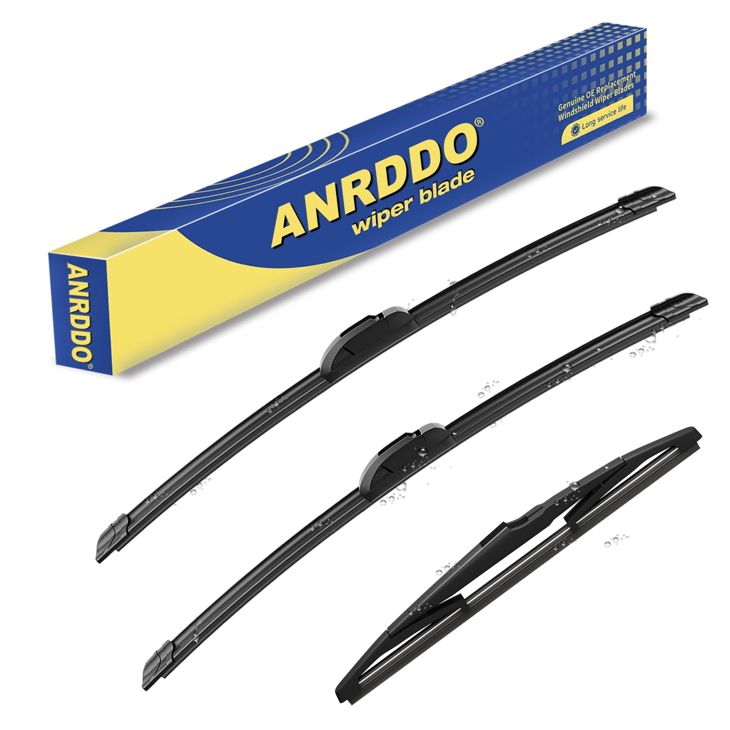 3 wipers Replacement for 2013 2014 2015 2016 2017 2018 Hyundai Santa Fe 2013-2017 2018 2019 Hyundai Santa Fe XL Windshield Wiper Blades Original Equipment Replacement - 26"/14"/13" (Set of 3) U/J HOOK