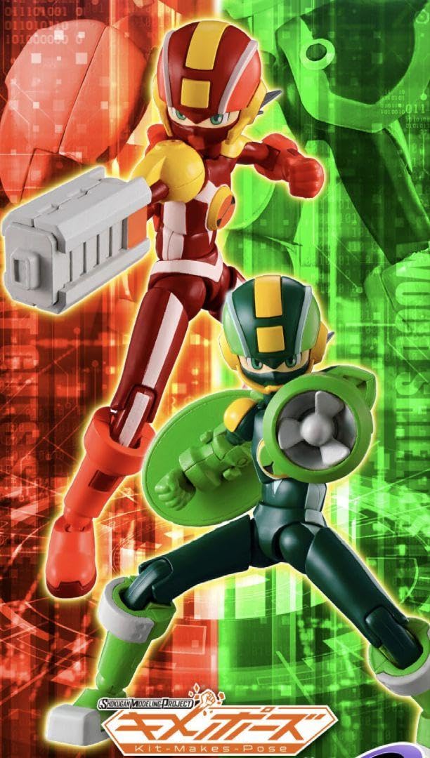 【新品開封済】SMP ロックマンエグゼ スタイルチェンジセット SMP Kit Makes Pose ロックマンエグゼ スタイルチェンジ ヒート