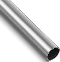 Hicarer 304 Stainless Steel Tubing 1-1/2" OD x 0.06" Wall x 2 Ft - Durable Weldable Round Pipe for Industry & DIY