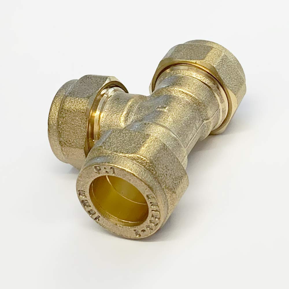 10mm Equal Tee Compression Heavy Pattern Embrass