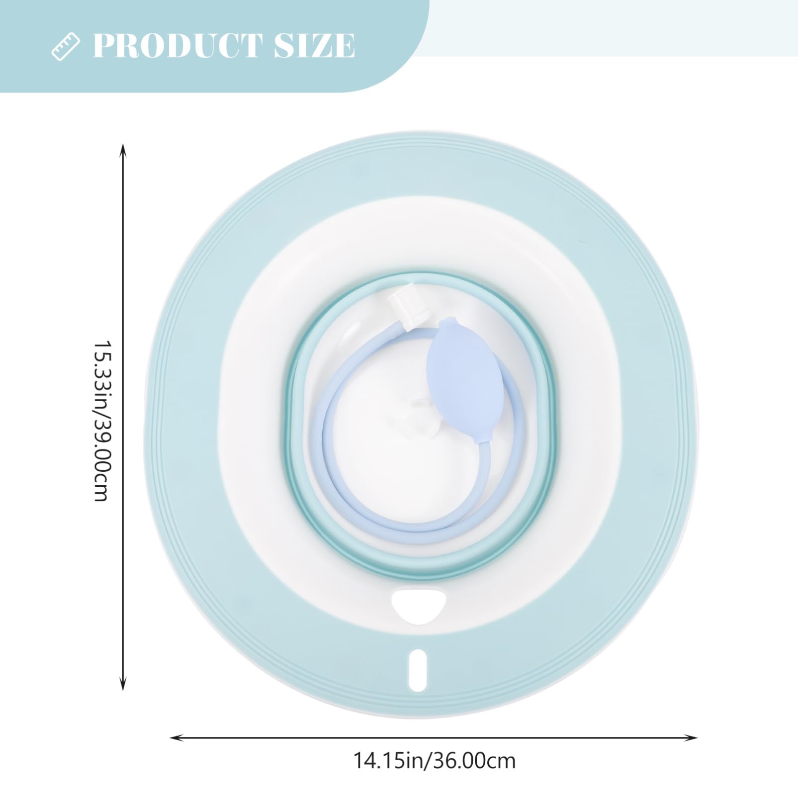 FOMIYES Home Accessory Sitz Bath Large Deep Folding for Women Postpartum Care Bath Sink