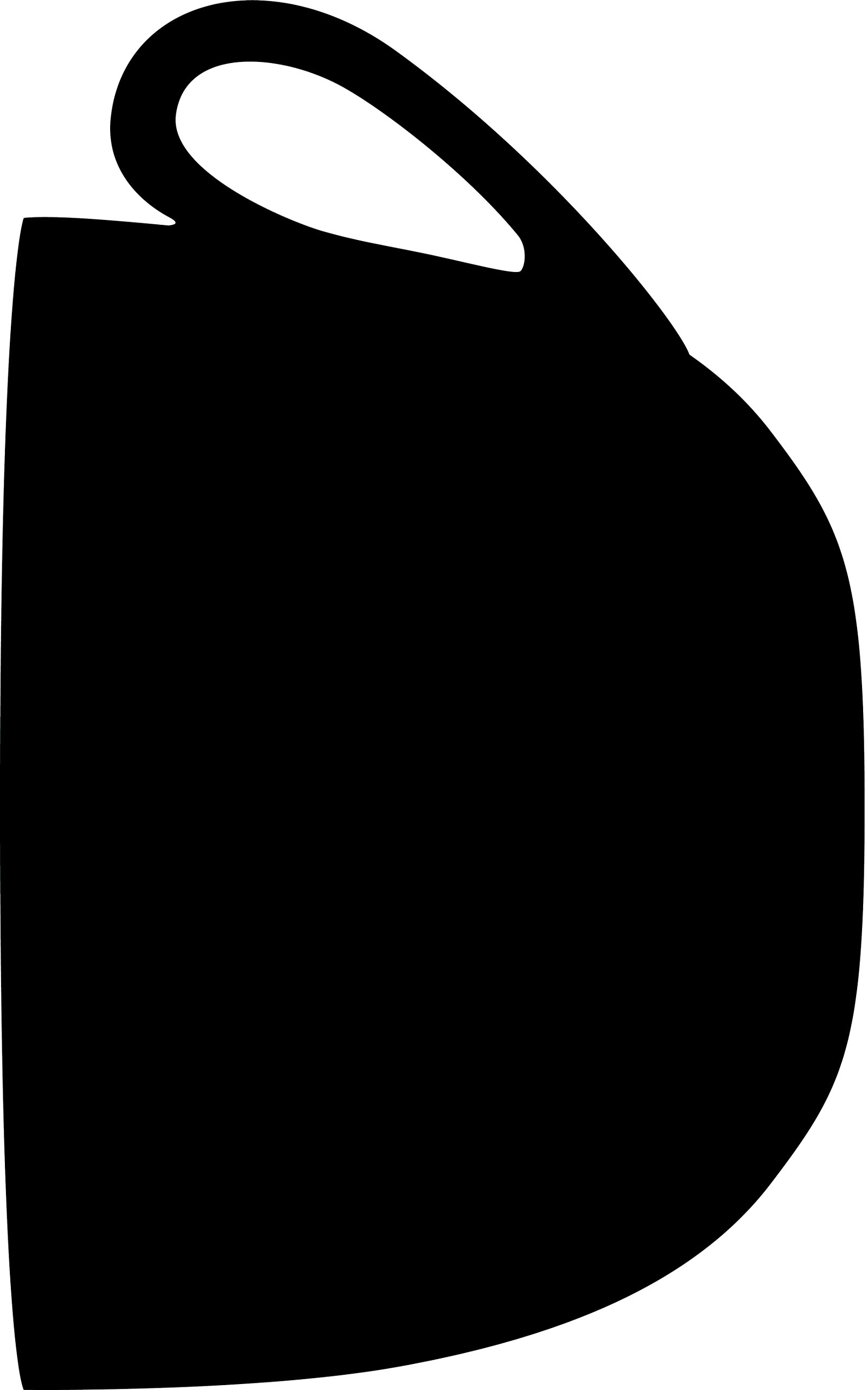 Securit Silhouette CUP Wall Chalkboard, Includes One Liquid Chalk Marker, Black, FB-CUP