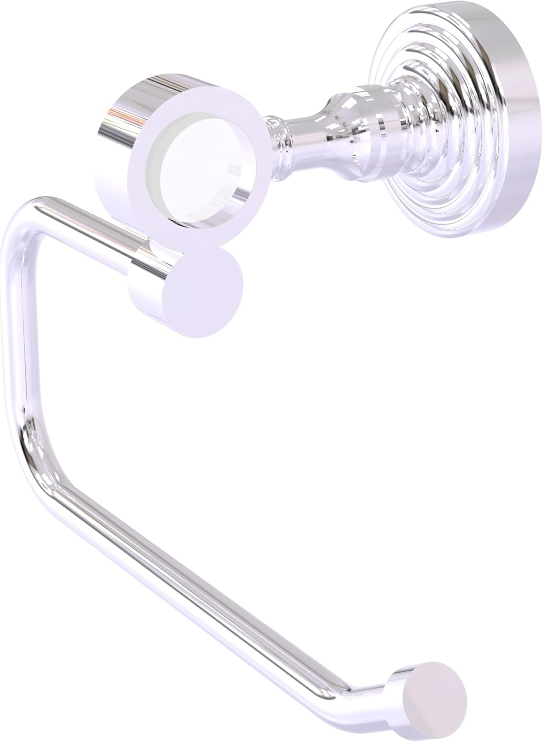 Allied Brass PG-24E Pacific Grove Collection European Style Tissue Toilet Paper Holder, Polished Chrome