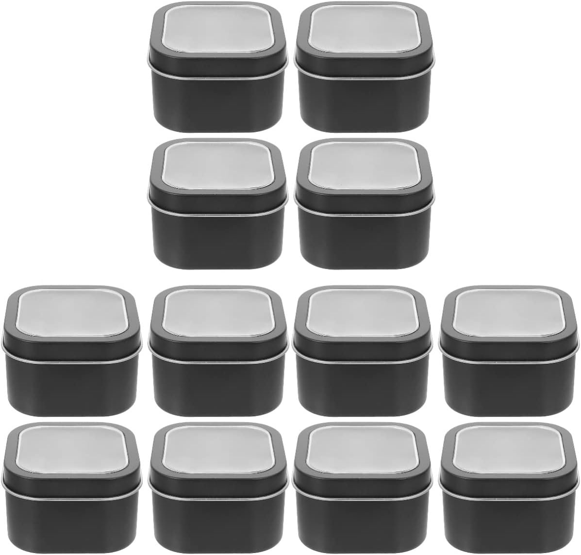 4pcs Empty Food Lids, Making Favors Aging Clear Party Candy