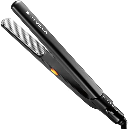 Sam Villa TEXTUR - Plancha de pelo texturizadora profesional con control de calor de precisión, 1 unidad (paquete de 1)