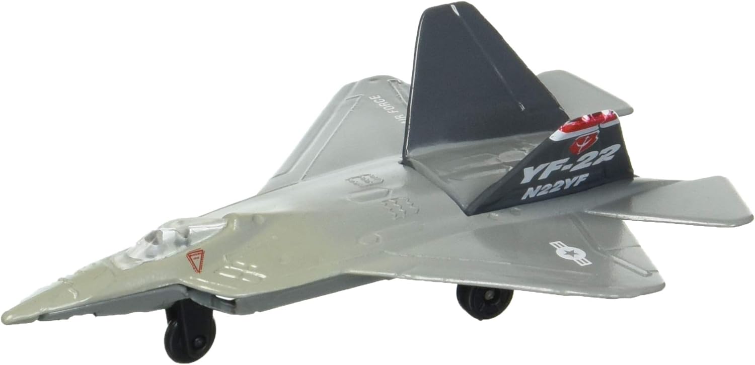 Hot Wings F-22 Raptor (military Markings) with Connectible Runway