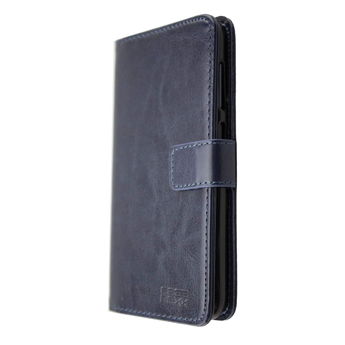 caseroxx Bookstyle-Case for Gigaset GS185, Cover, faux leather, blue, Card Slots & Magnetic Closure