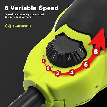 DEWINNER Oscillating Tools, 6 Variable Speeds 0-23000RPM Multi-Tool 300W, Accessories with Multi-Function Attachment Blades