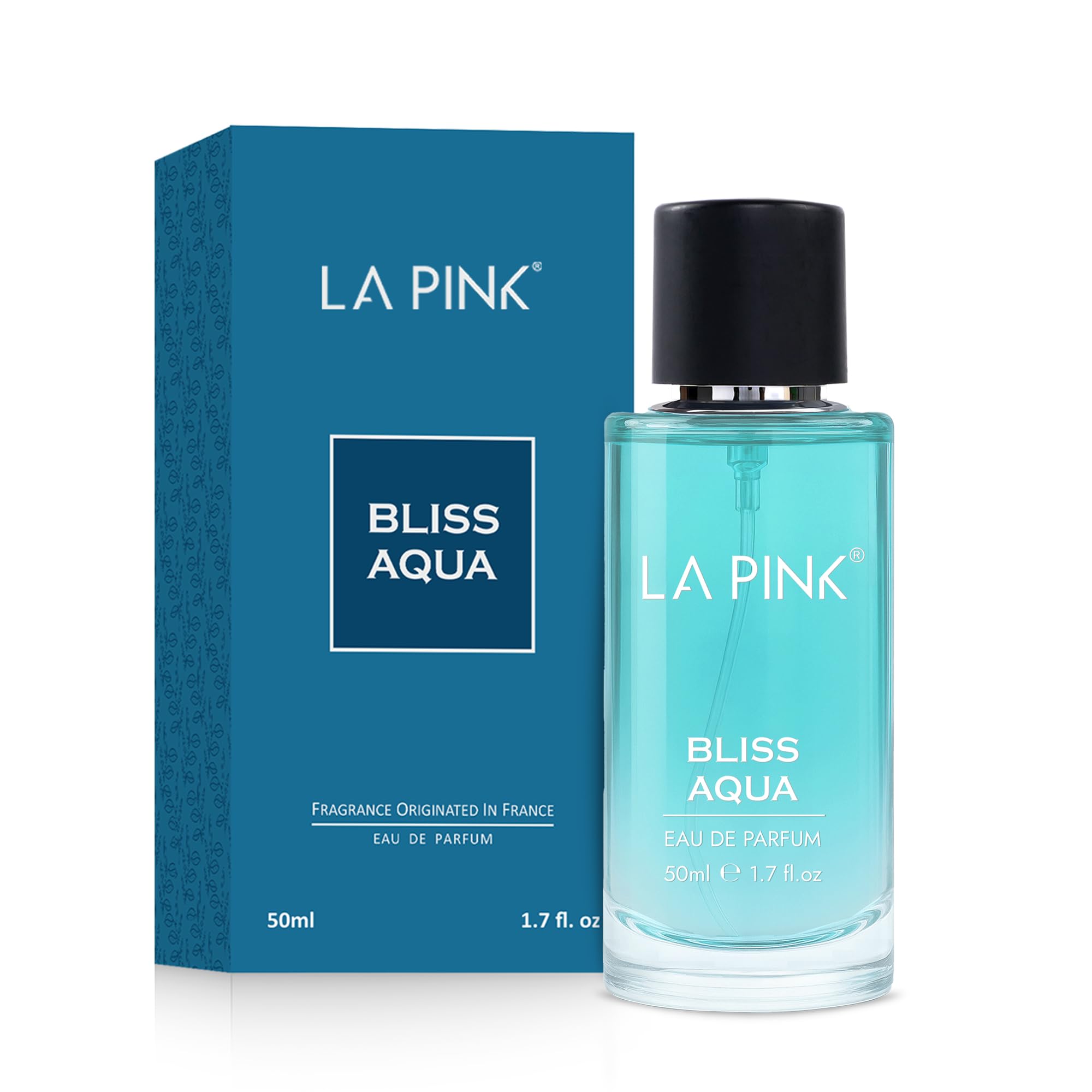 La Pink Bliss Aqua EDP Perfume 50ml | Long Lasting Unisex Eau de Parfum from France | Luxury Fragrance for Men & Women-picture-55