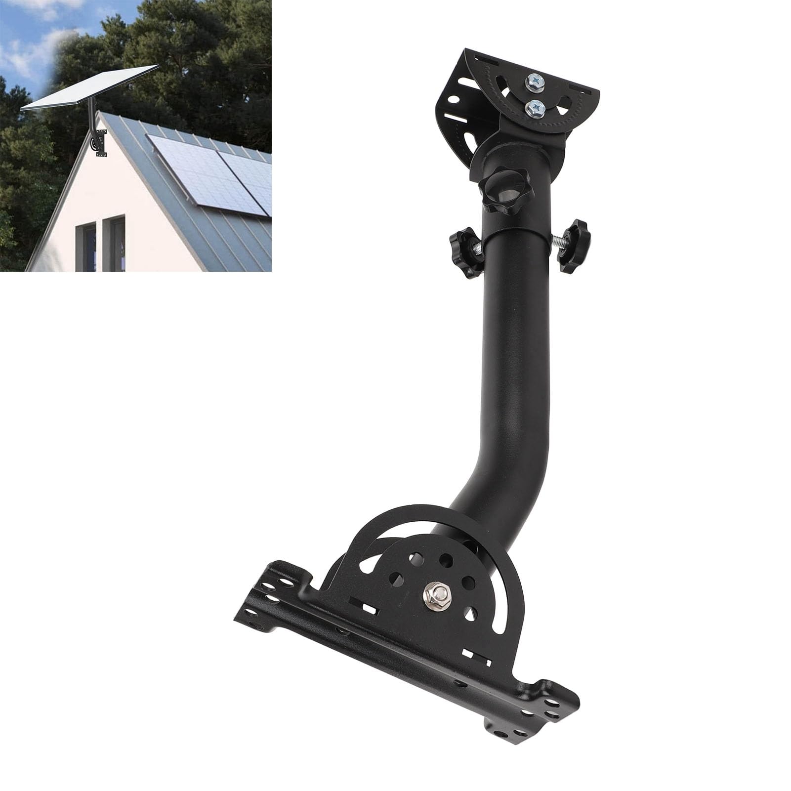 Monture Gen 3, Support de Toit Compatible avec la Parabole Standard V3 Longue Fixation Murale Monture sur Mât avec Adaptateur de Tuyau