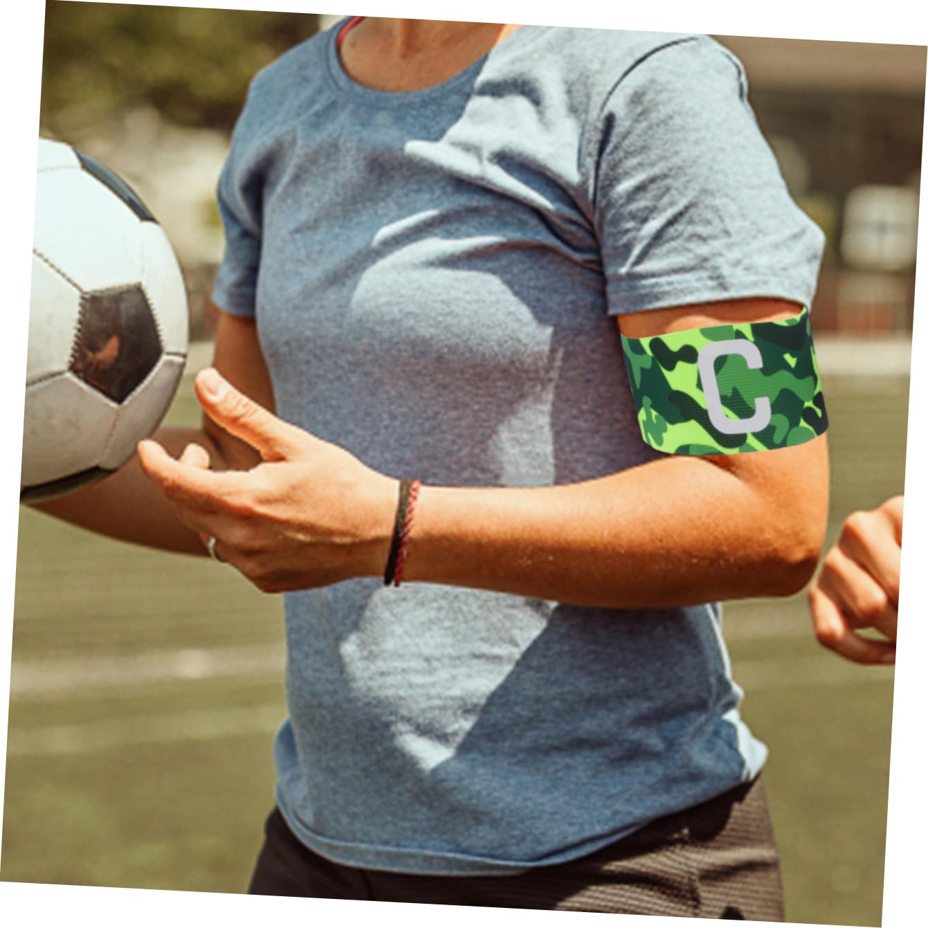 UPKOCH Fasce Calcio per Regolabili Resistente Fasce E Traspiranti Bracciali per Calcio Camouflage Camouflage