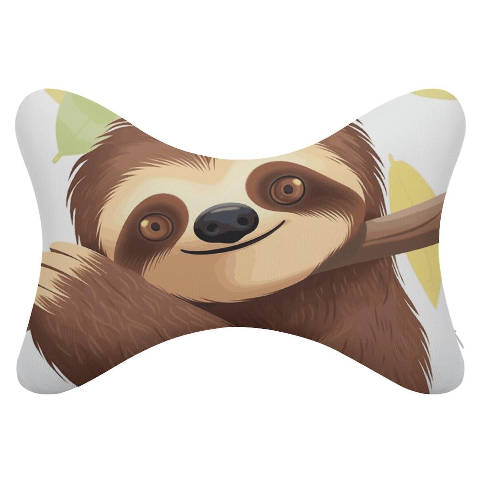 Adfgyerh Style Sloth Pillow ，Memory Foam Pillow Core，Cushion,Provide Neck Support，Car Pillows For Travel Car Seats And Home Offices.