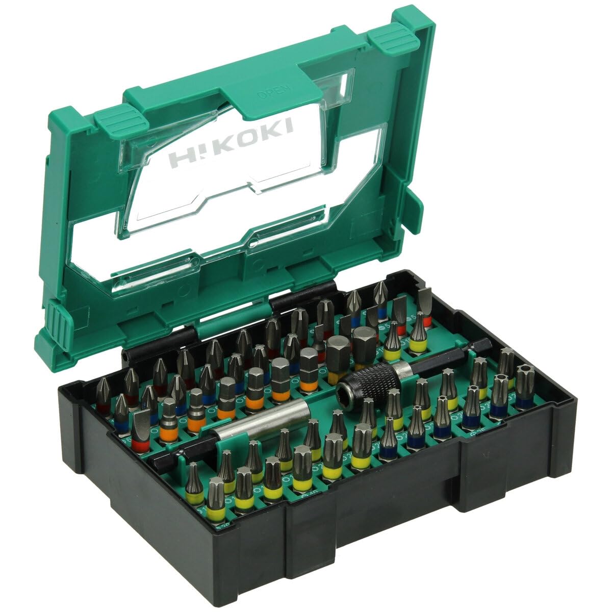 Hitachi 400.300.24 Stackable Accessory Bit Set (60-Piece)