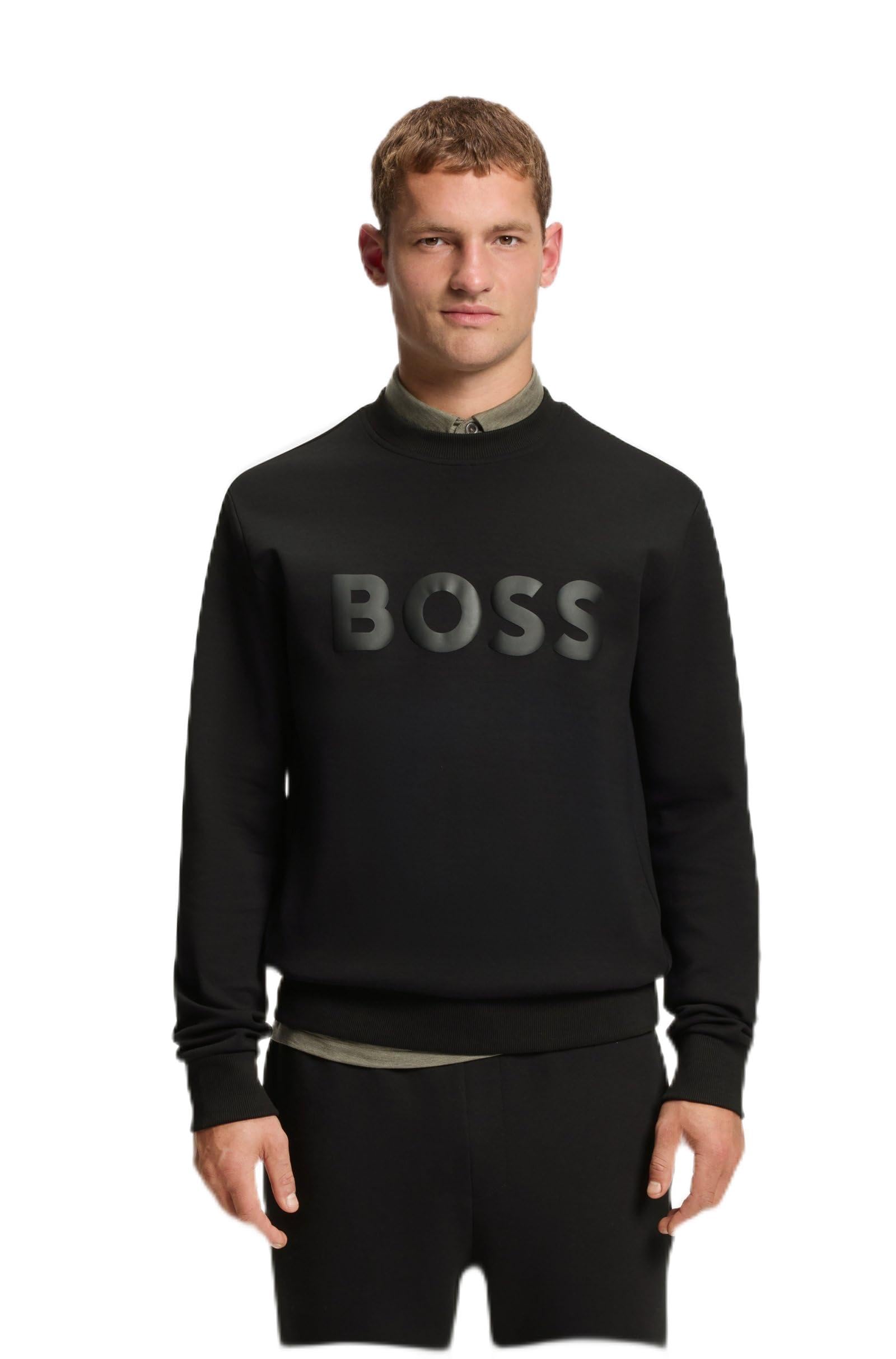 Boss Men's Crew Sweatshirt - L - Black