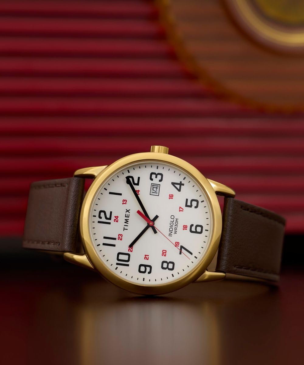 Timex Orologio da polso analogico al quarzo da uomo Easy Reader Classic