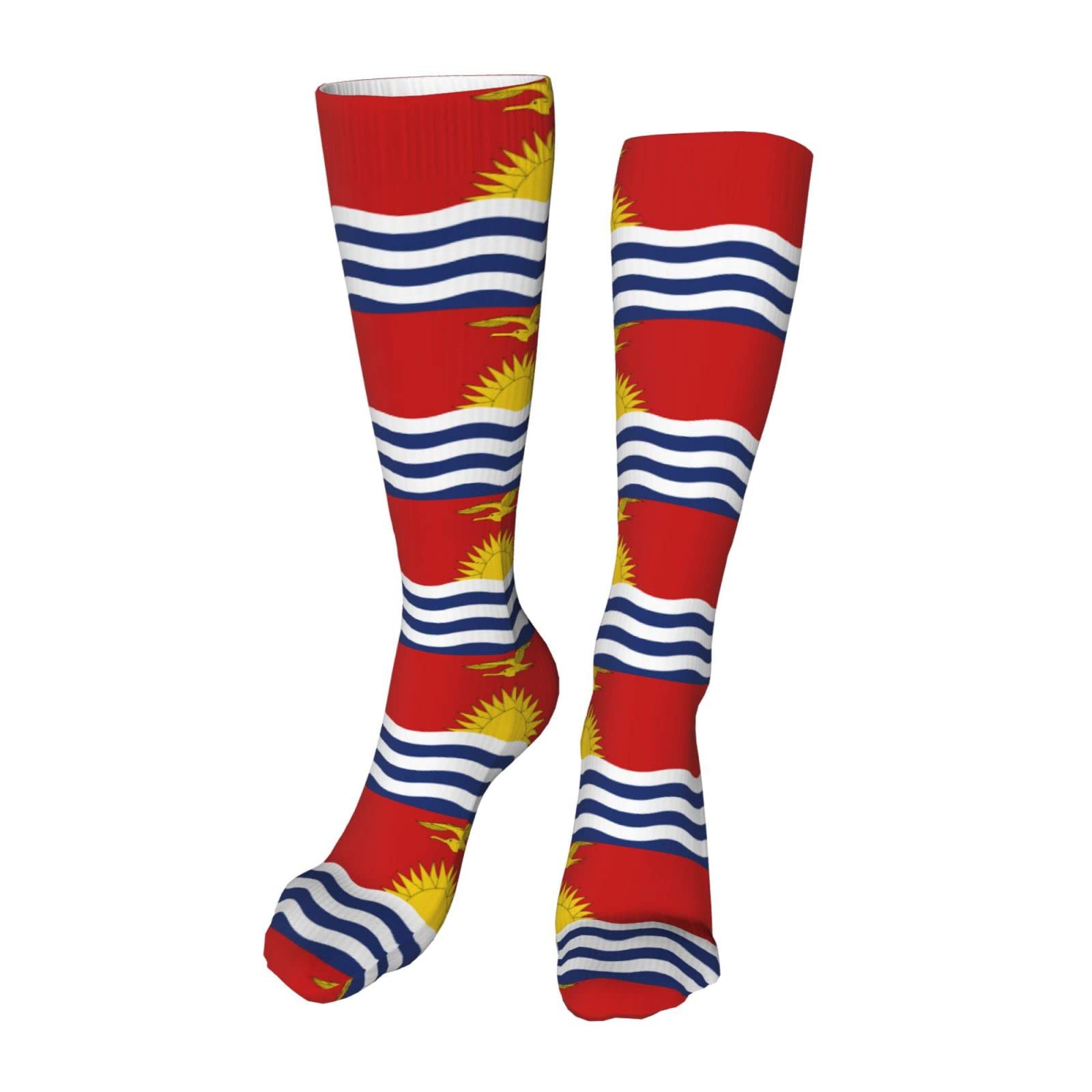Flag of Kiribati Ankle Athletic Running Socks Low Cut Sports Tab Socks for Men and Women