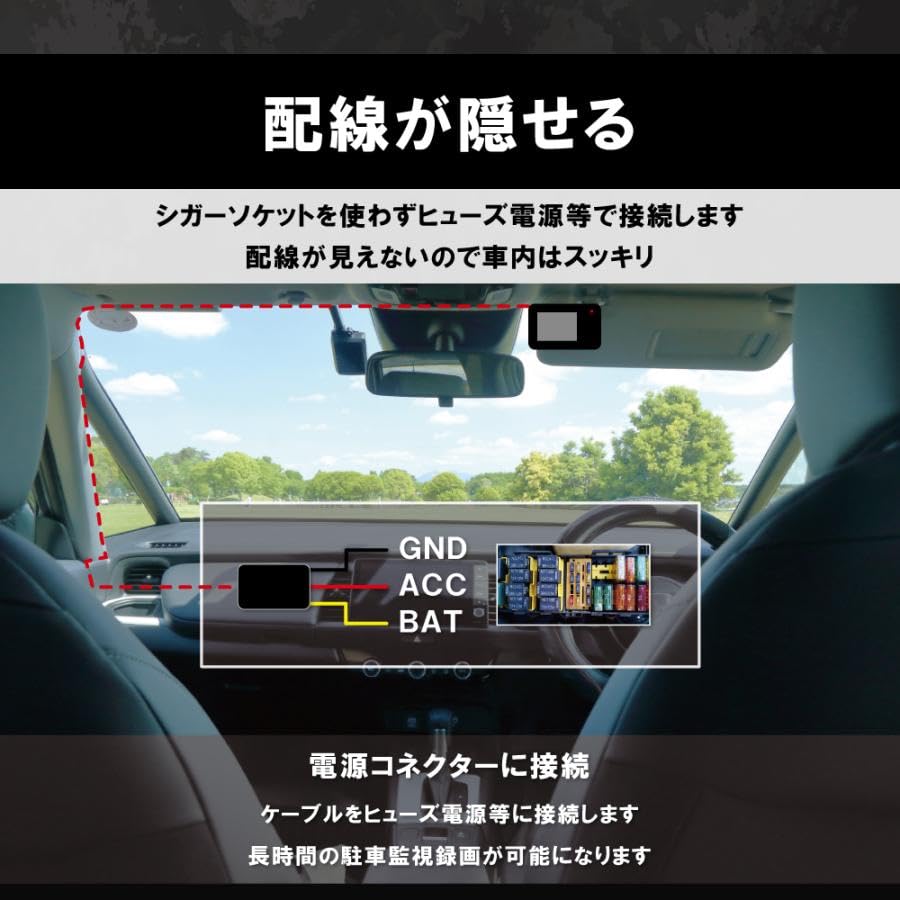 Amazon.co.jp: DOPENTSZ ドライブレコーダー 配線コード HDROP-14 互換
