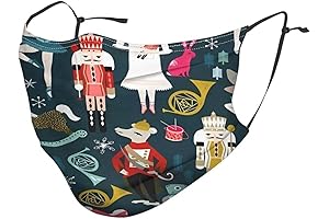 Women's Nutcracker Ballet Xmas Dance Nutcracker Breathable Dust Masks