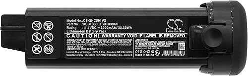 Miniatura 1 de BUSFUIVA Batería de repuesto para Shark Evopower System Flex CS200JCS401JCS501J, WS620630631632, WS632BLBRN, WS632GDBRN, WS632GNBRN, WS632PKBRN,