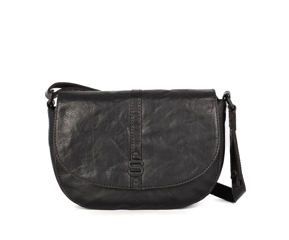 Spikes & Sparrow Leather Crossover Dakota, black, standard size, Western