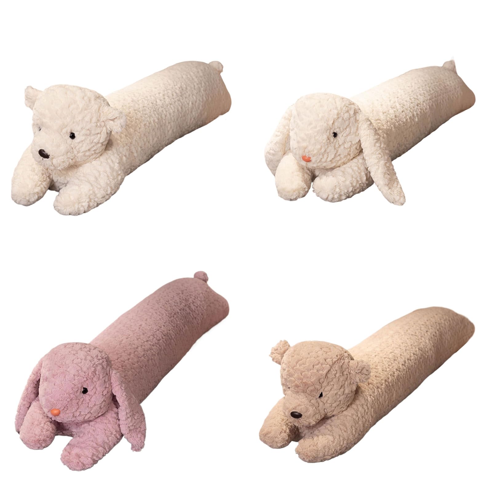 Bonita almohada larga funcional con forma de animal con diseño de dibujos animados para niños y adultos, almohada de regalo de cumpleaños para mujeres