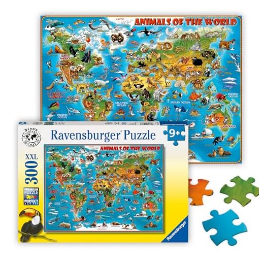 Ravensburger Kinderpuzzle - 13257 Tiere rund um die Welt