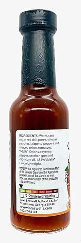 Miniatura 3 de Braswell's Salsa picante de cebolla y melocotón Vidalia