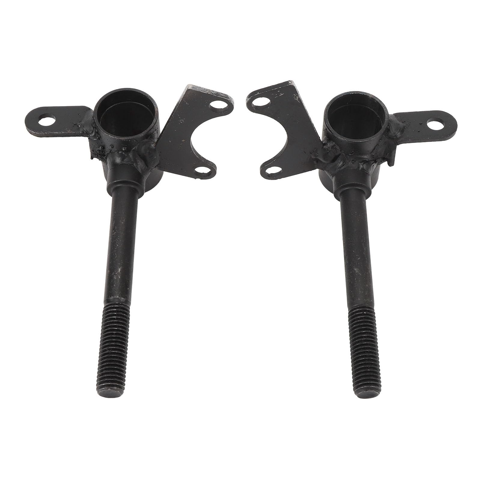 Bewinner Paire d'axes de Fusée de Direction de Roue Avant de 10 Mm, Alliage d'acier Haute Résistance avec Filetage M12, Compatibles pour les Quads Go Kart ATV de Moins de 110