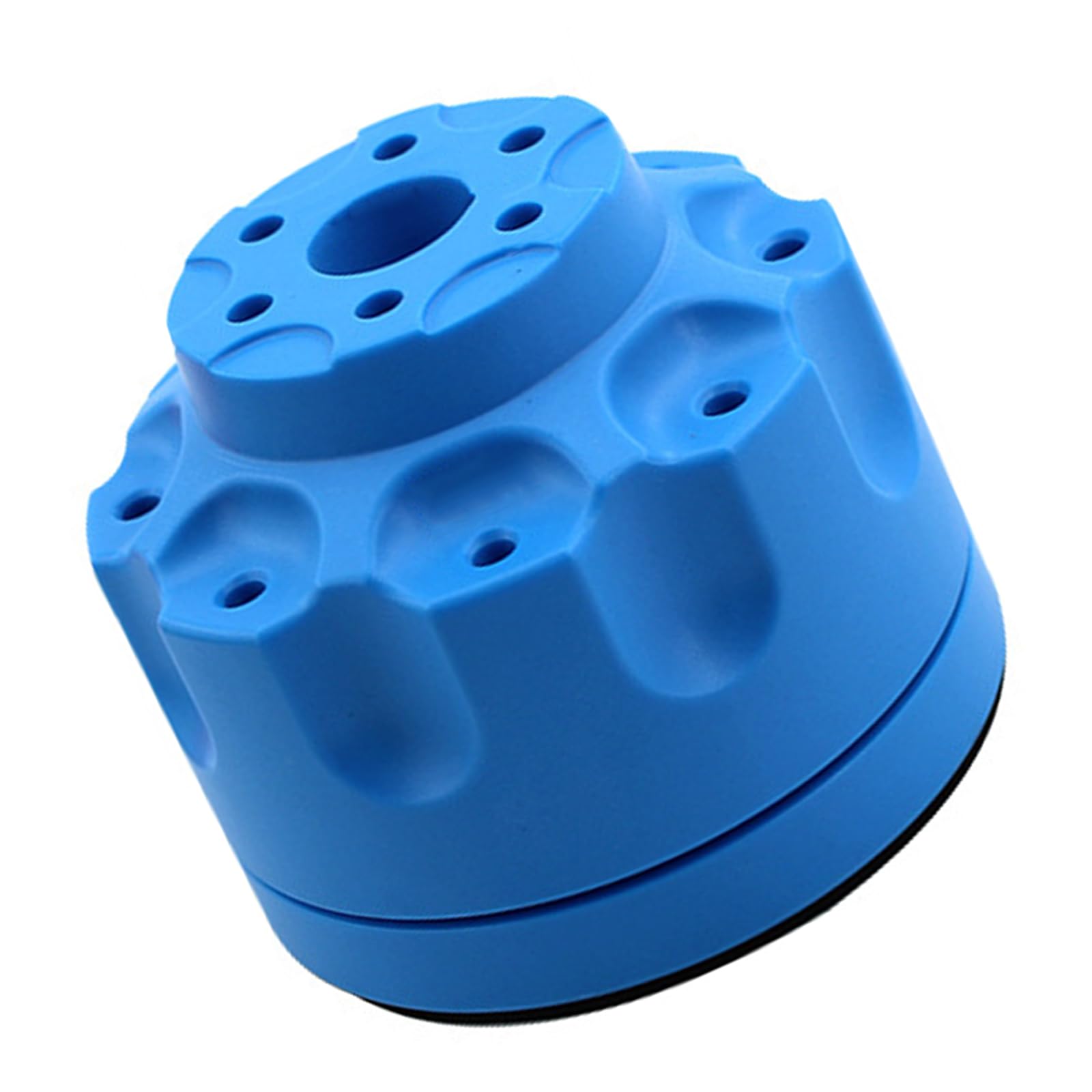 Nueayms Blue Durable Tool Storage Rack Holder With Base 14 Sorting Holes For Efficient Maintenance Work Organization