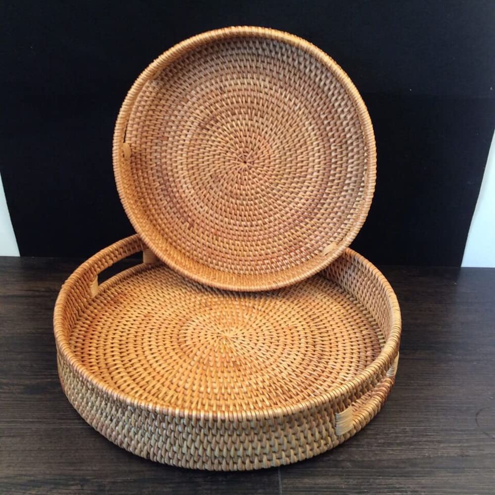 Cestino In Vimini Intrecciato - Espositore Rettangolare Per Pane, Frutta O Oggetti Decorativi, 40x30x12 Cm - Foto 4