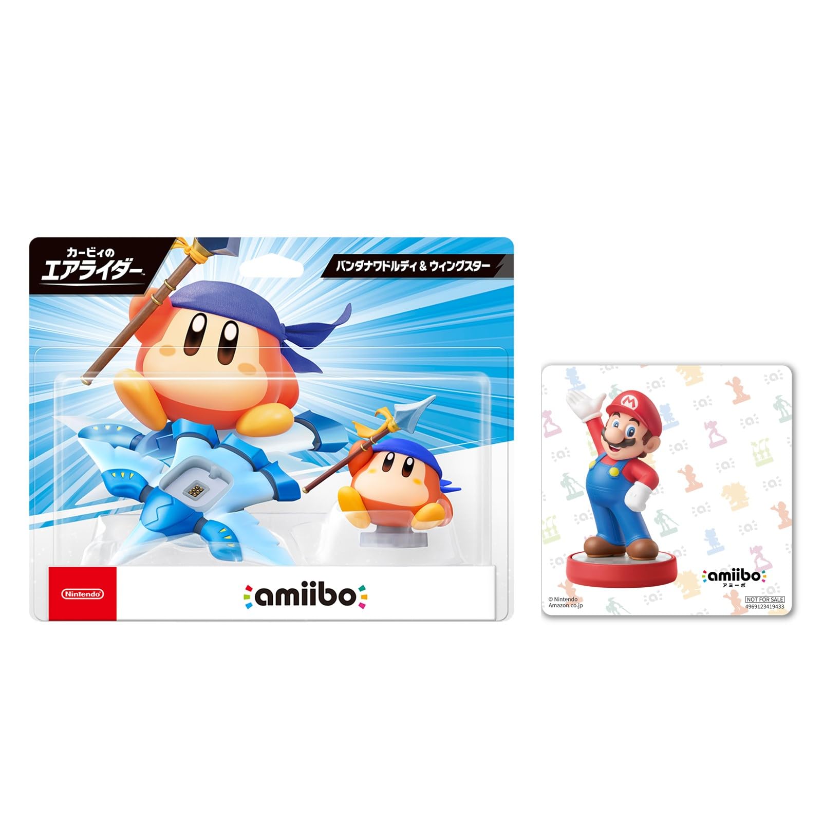 【新品未開封】カービィ　バンダナワドルディ　エアライダーamiiboセット 新品未開封】カービィ バンダナワドルディ エアライダーamiiboセット