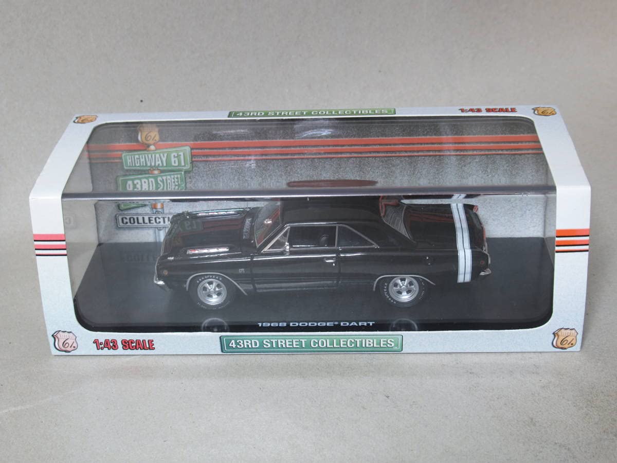 Amazon | 1/43 HIGHWAY 61 ダッジ ダート 1968 ハイグロスブラック