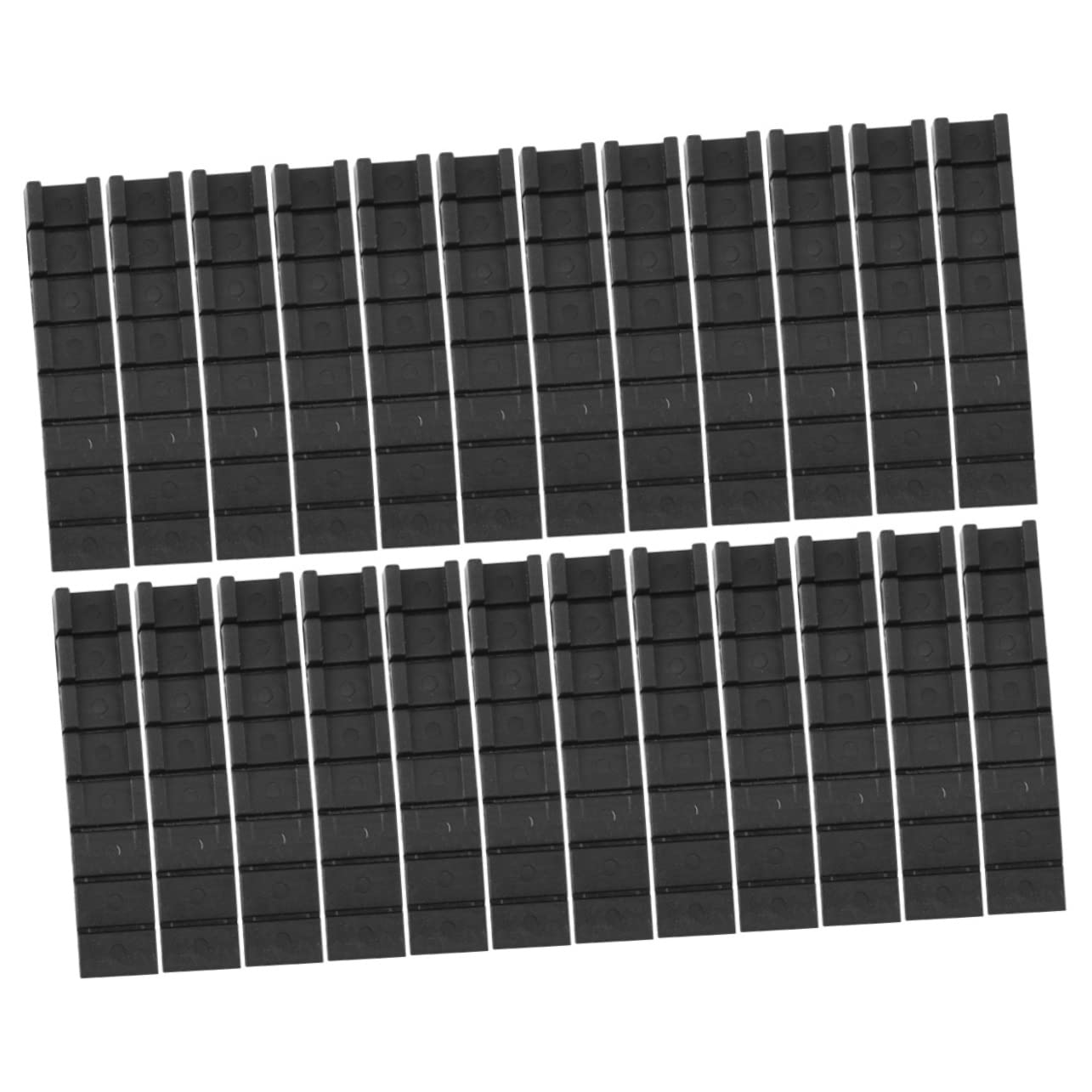 HOMOCONO Furniture Wedge Mini Set 30pcs Plastic Leveling Shims for Cabinets Tables Doors Home Improvement