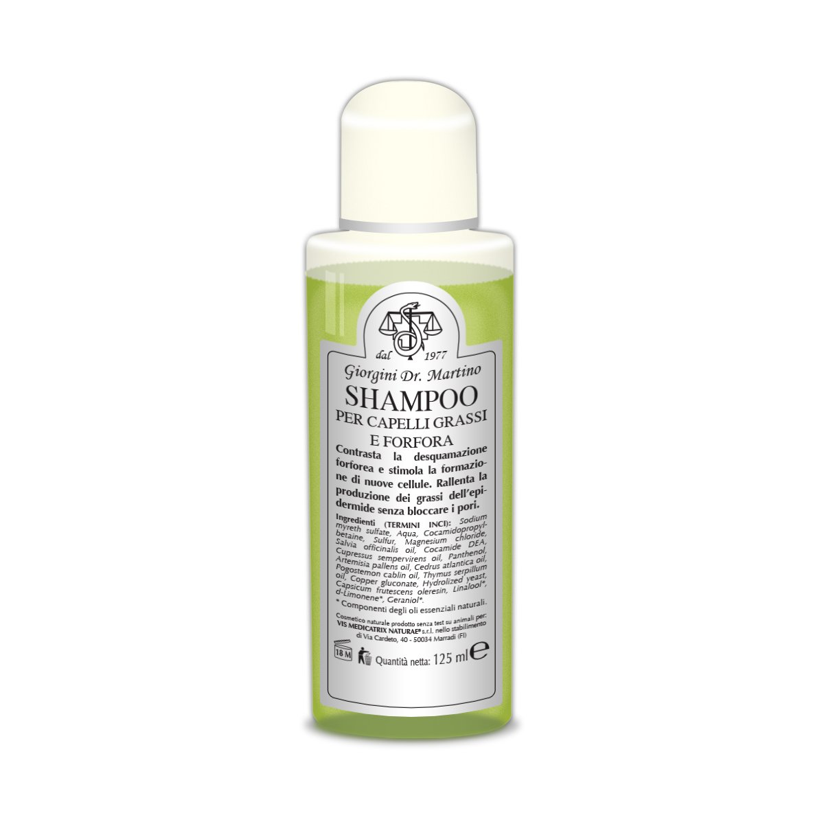 Dr. Giorgini Oily and Dandruff Hair Shampoo - 125 ml