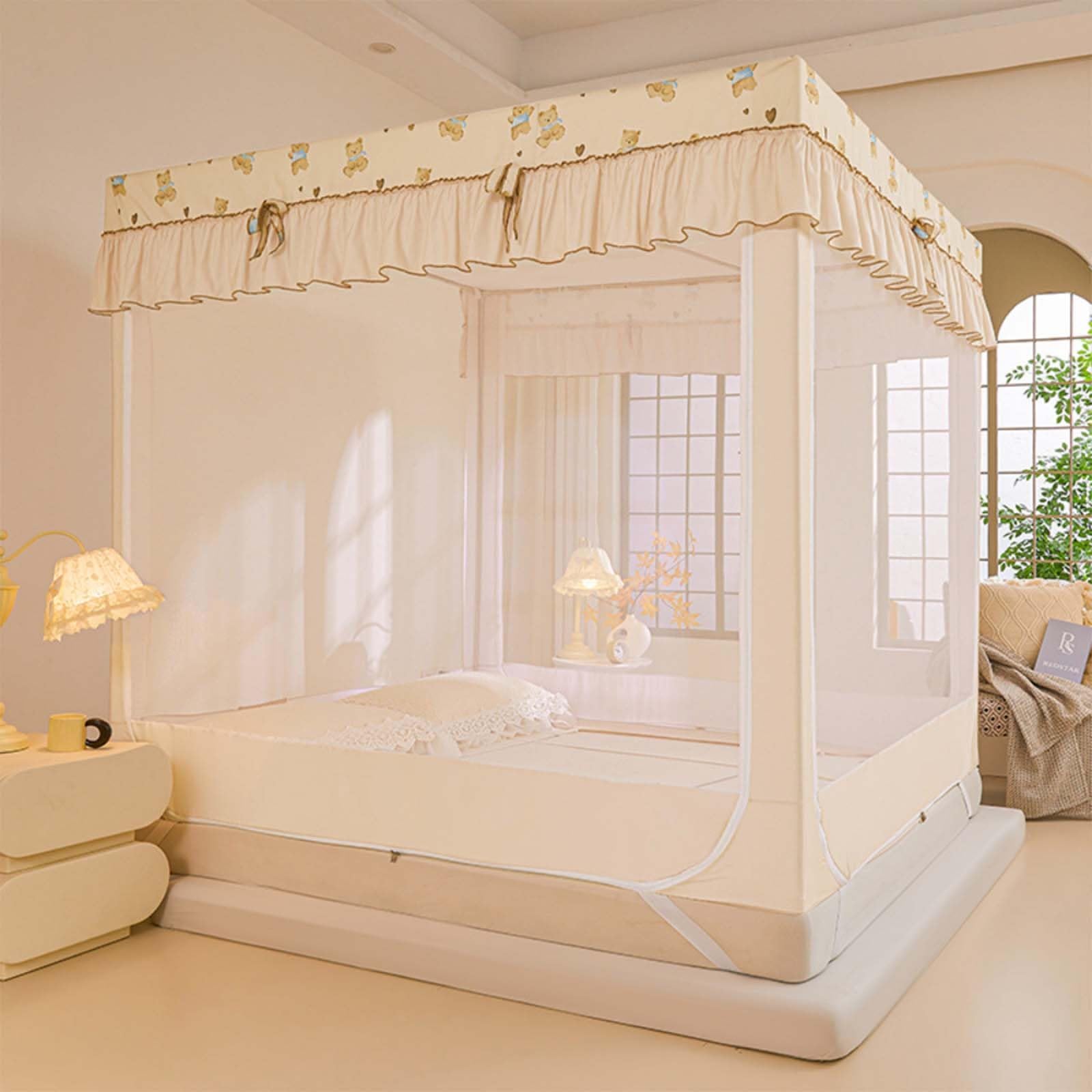 Moustiquaire portable de style princesse pour lit enfant et voyage