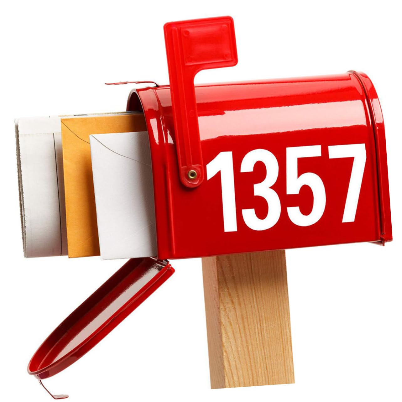 Mikikit 4setler Yansıtıcı Posta Kutusu Etiketleri Kendinden