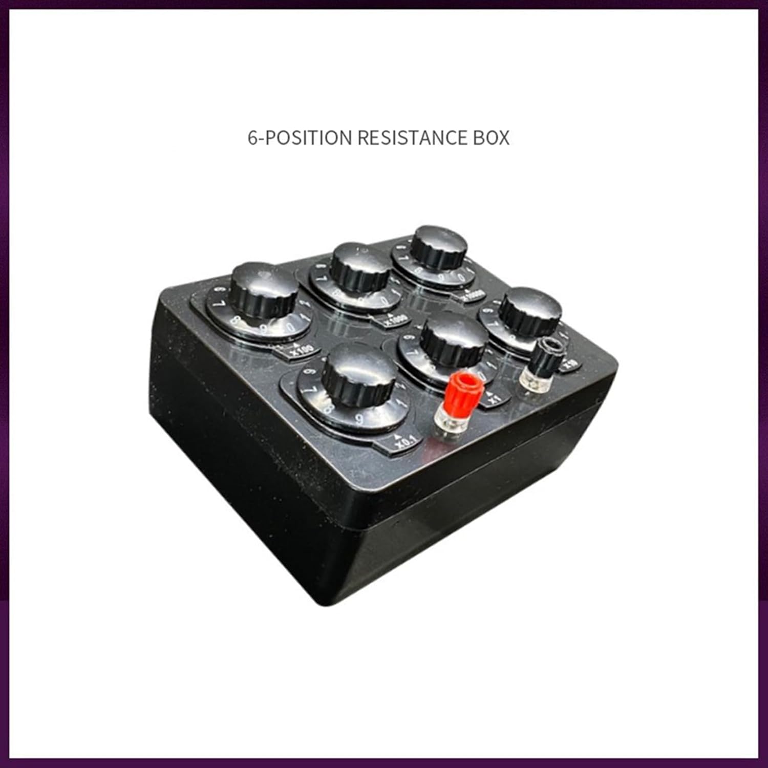 3X 0-99999.9 Ohm Simple Resistance Box Variable Decade Resistor Teaching Instrument Teaching Resistance Box