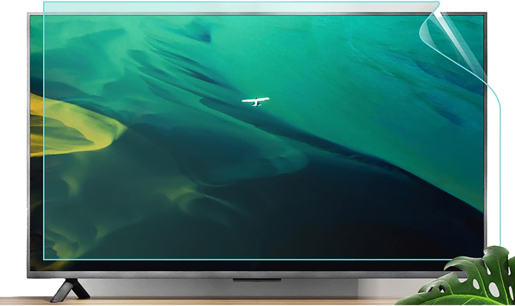 WLWLEO Anti Glare TV Screen Protector 32 Inch TV Matte Anti-Reflection Protector Film Blocking Blue Light＆UV Filter Film for LCD, LED, OLED & QLED 4K HDTV