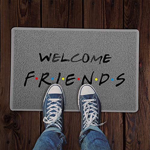 Capacho/Tapete F.R.I.E.N.D.S, 60x40 cm, Cinza, Beek Geek's