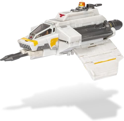 Miniatura 8 de STAR WARS Micro Galaxy Squadron Ghost (Secret Mission) - Vehículo de 15 pulgadas con tres vehículos adicionales más diez accesorios de micro figuras