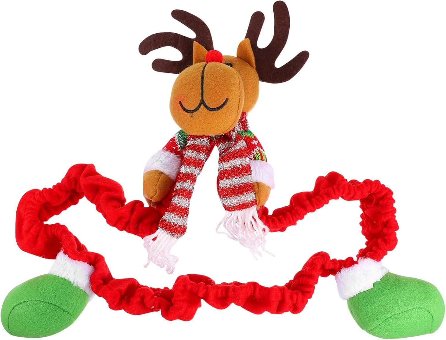 Xmas Computer Monitor Cover Elk Cloth Protective Decorative Frame