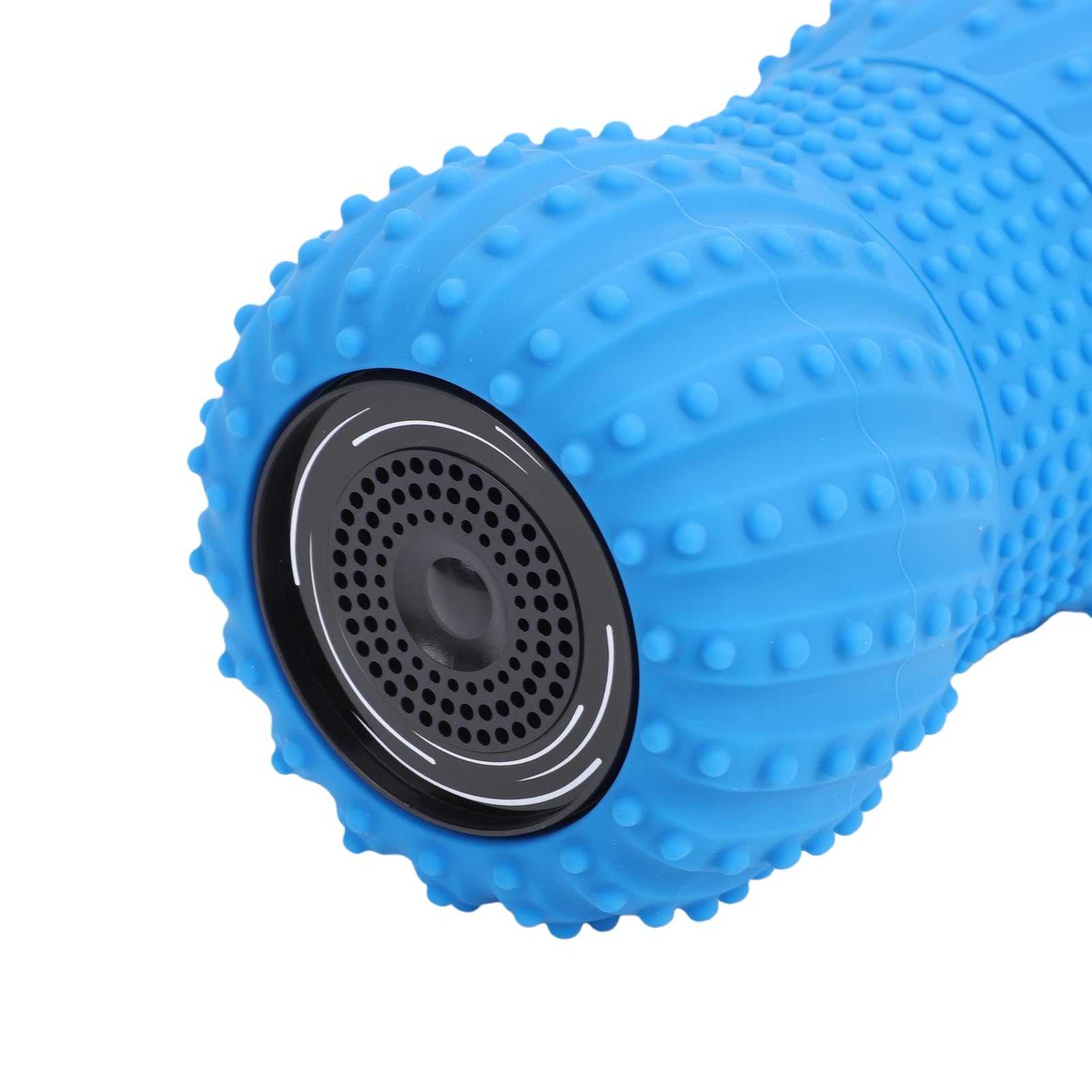 Sxhlseller Bola de Masaje Vibratoria de maní 2 en 1 |Rodillo de Recuperación Muscular de Tejido Profundo Incorporado con Altavoz para Cuello, Hombros, Espalda, Pies, 4 Modos de Alivio del Dolor