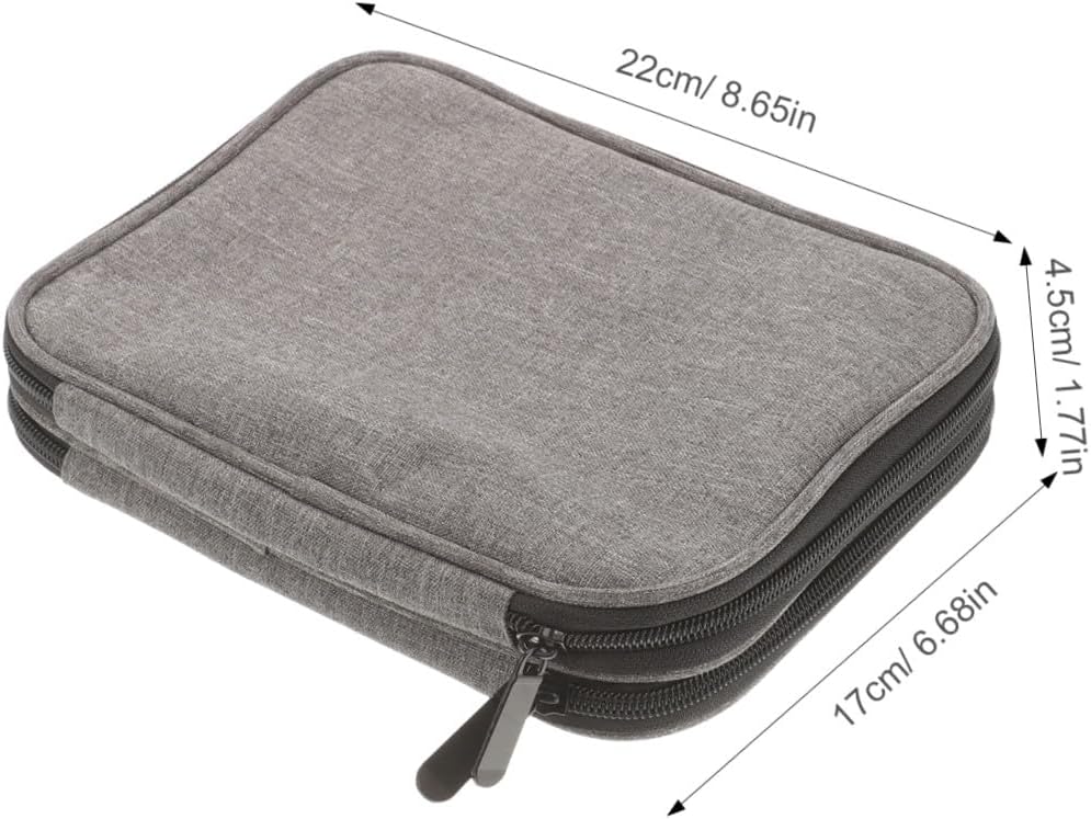 Holibanna Knitting Needle Set Oxford Storage Bag Large Capacity Ring Needle Case for Yarn Hooks