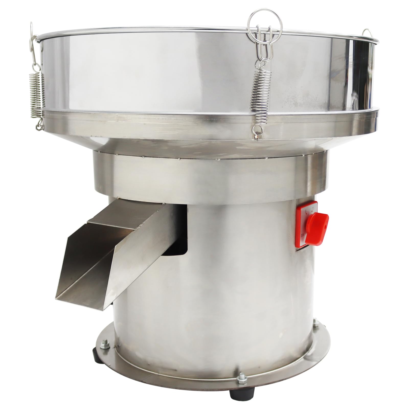 WYDDDARY Electric Powder Vibrating Sieve Stainless Steel Powder Shaker Powder Vibrating Screen Sifter Machine ?19.7inch with 40 100 Mesh Screen 110V