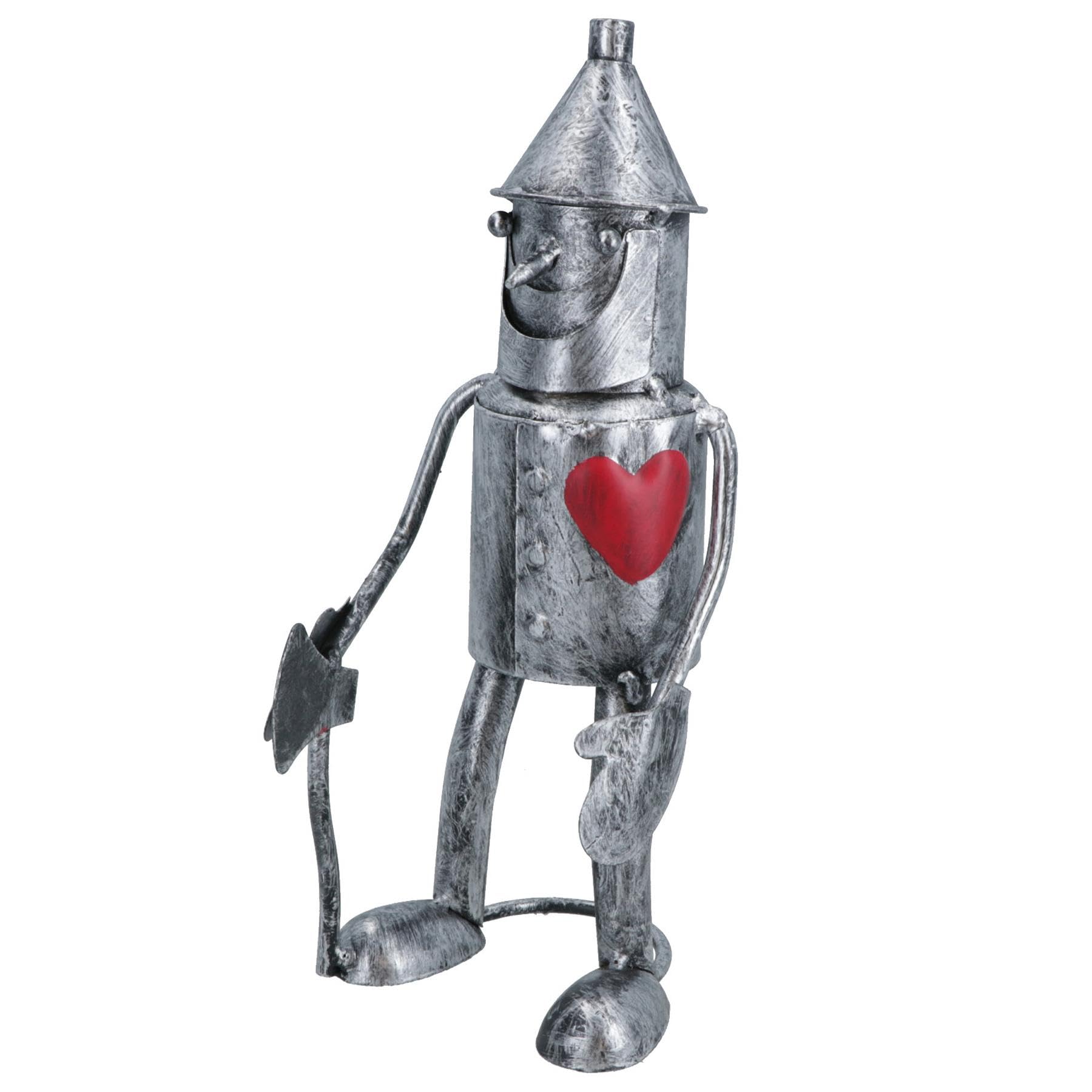 AB Tools Tin Man Standing Garden Ornament Lawn Art Sculpture Statue Yard Home Decor