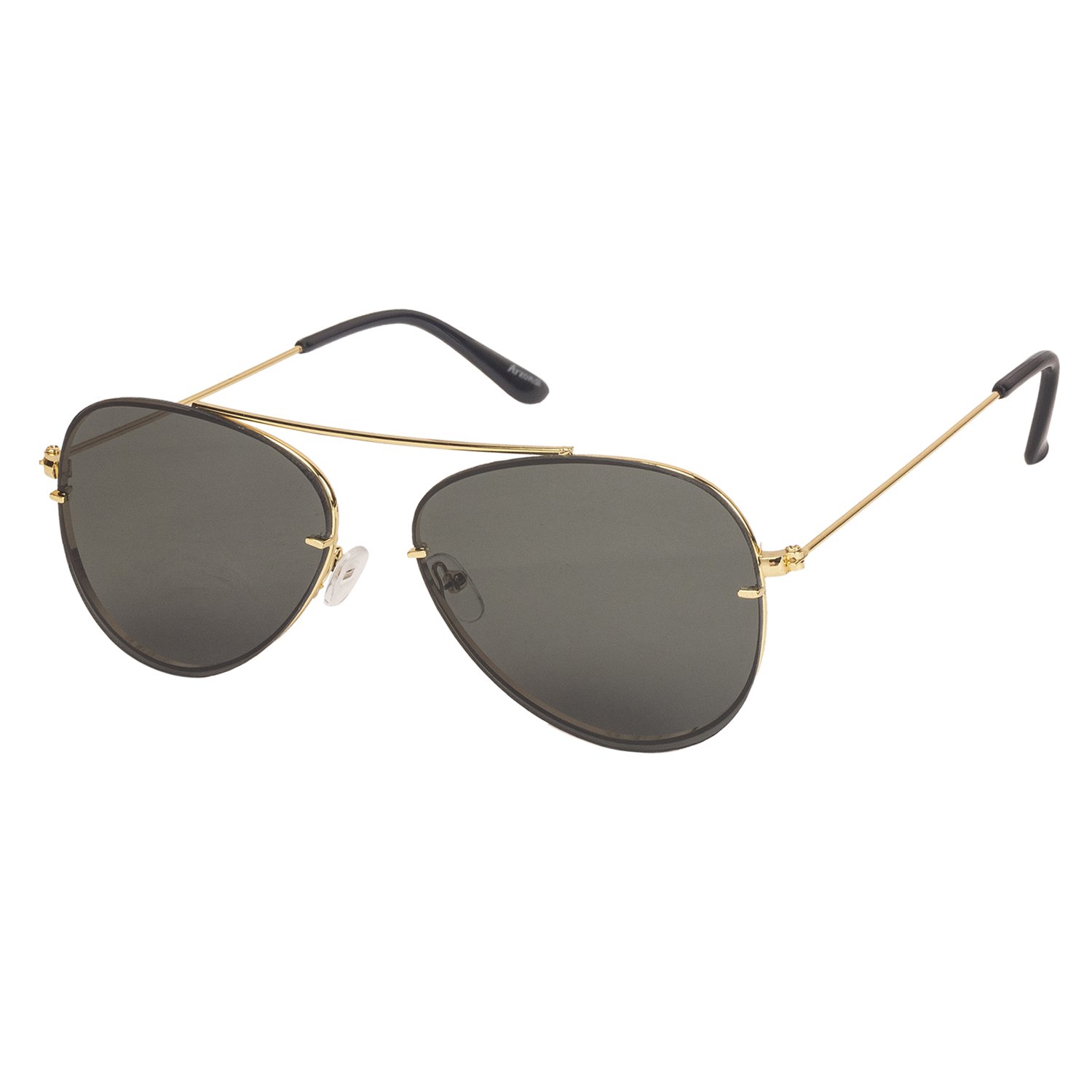 Trending Aviator Shape Gold-Green Mirrored UV Protection Sunglasses For Men & Women [MA-7777-S5 ]-image-24