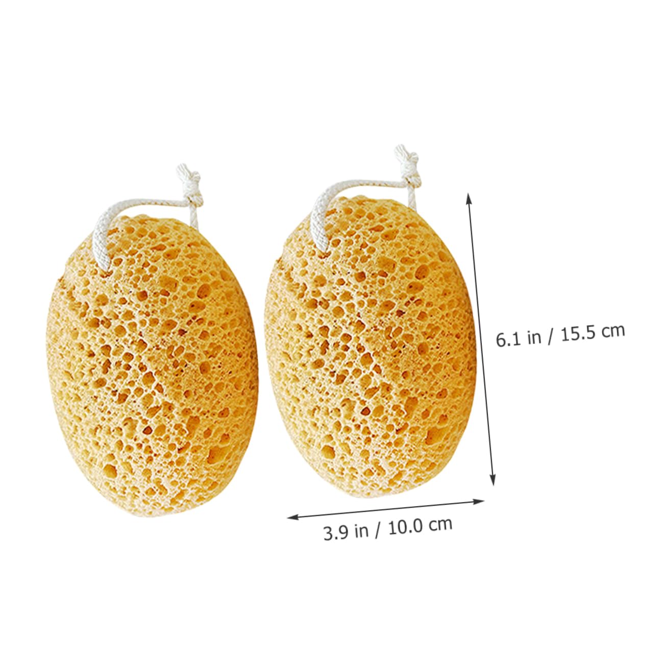 FRCOLOR 8piezas Esponjas De Exfoliantes Para Cuerpo De Unidades Suaves y Ecológicas Para Limpieza y Cuidado Piel Baños y Duchas