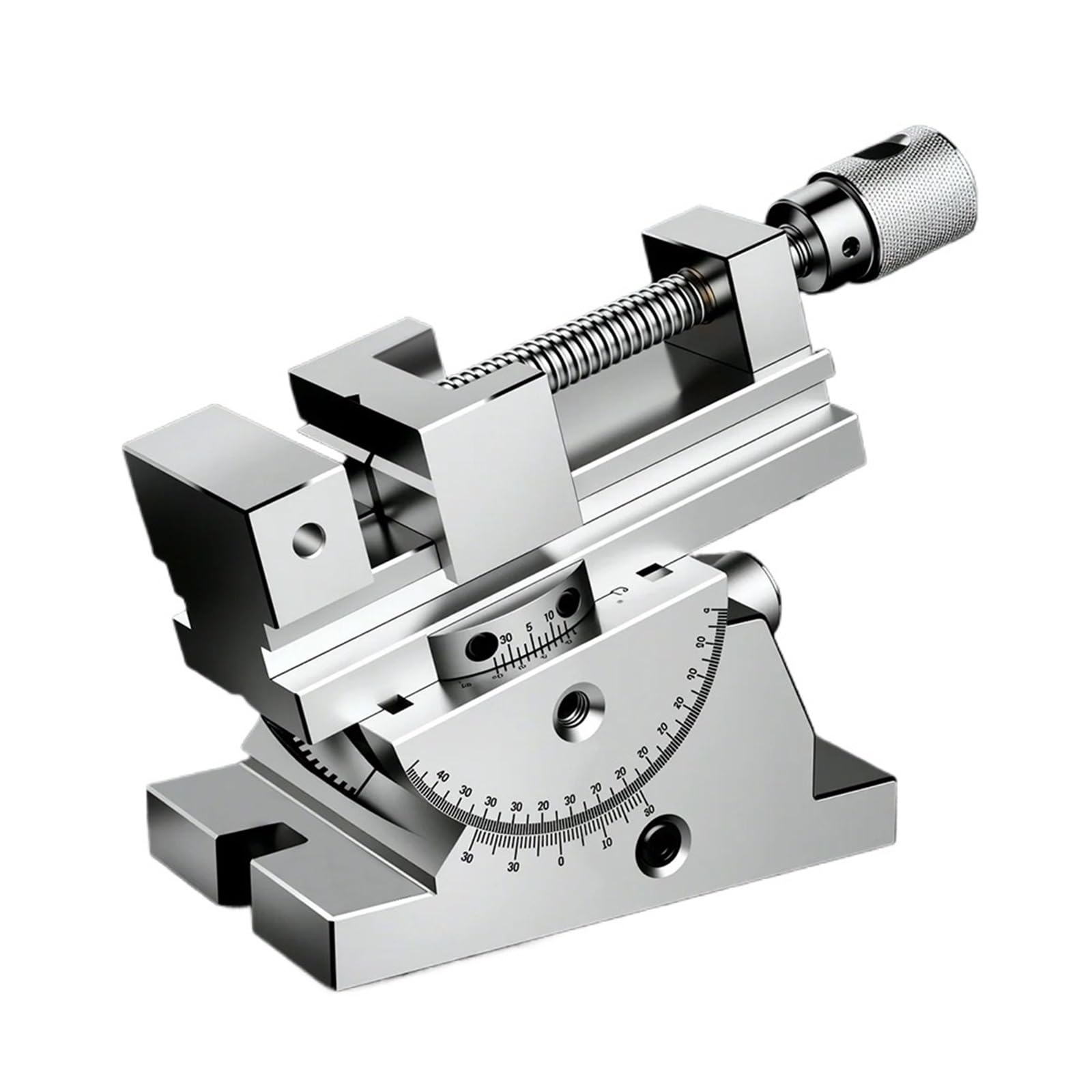 Tornillo de banco de precisión de mandíbula plana universal, tornillo de banco giratorio, tamaño de 2 a 3 pulgadas(2inch)
